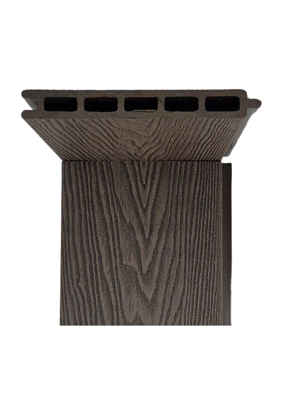 RM20-160 WPC zárt kerítésléc - sötétbarna